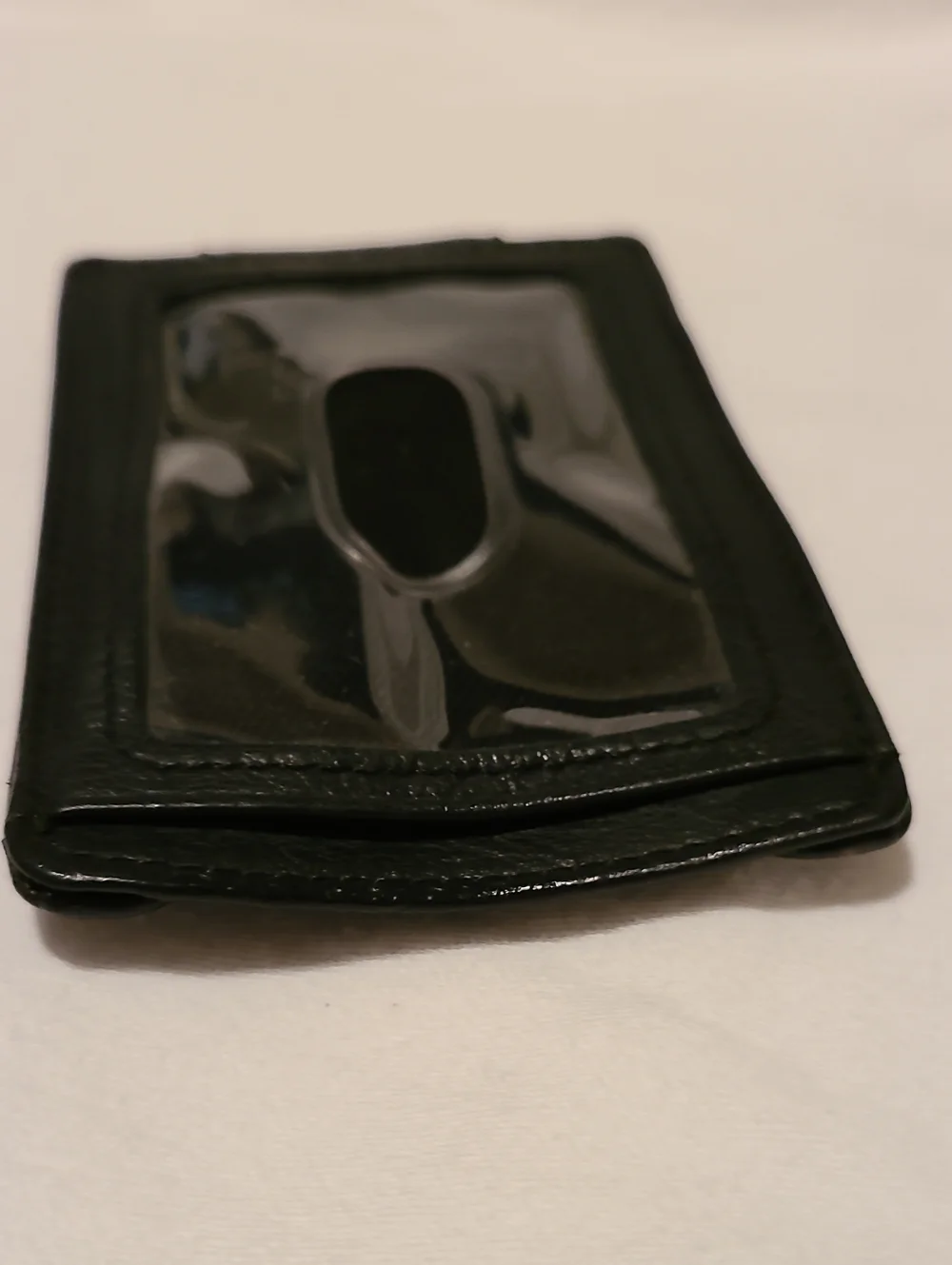 Fossil Magnetic Multicard Wallet Money Clip Credit Card Holder Black Slim